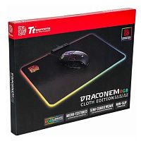 Коврик для мыши Thermaltake eSPORTS Draconem RGB [MP-DCM-RGBSMS-01](игровой,RGB-подсвет,355x255x4мм)