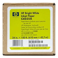 Бумага HP C6035A 24" Roll, A1(610мм*45,7м, 90г/м2) 