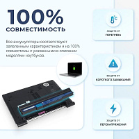 Аккумуляторная батарея для ноутбука Asus A45A 11.1V 4700mAh [A32-K55], черная 