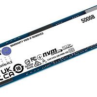 SSD накопитель Kingston SNV2S/500G NV2, M.2 2280, 500GB, NVMe, PCIe 4.0