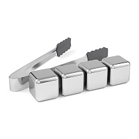 Охлаждающие камни для напитков Circle Joy Stainless Steel Ice Cubes, 4 штуки [CJ-BK03]