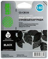 Картридж Cactus CS-CB335 №140 черный (17мл) для HP DJ D4263/D4363