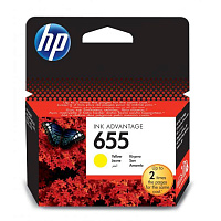 Картридж HP CZ112AE [655] желтый (оригинальный, 600 стр.) для DJ IA 3525/5525/4515/4525