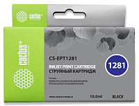Картридж Cactus CS-EPT1281 черный (10мл) для Epson Stylus S22/S125/SX420/SX425/Office BX305