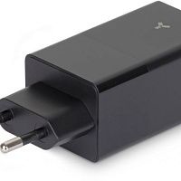 Сетевое зарядное устройство Accesstyle Crocus GaN 65 Вт, USB-C + USB-A, черный