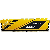 Модуль памяти Netac Shadow DDR4-3200 8G C16 Yellow [NTSDD4P32SP-08Y]