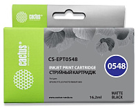 Картридж Cactus CS-EPT0548 черный матовый (16.2мл) для Epson Stylus Photo R800/R1800