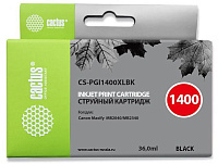 Картридж Cactus CS-PGI1400XLBK черный (36мл) для Canon MB2050/MB2350/MB2040/MB2340