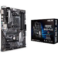 Материнская плата ASUS PRIME B450-PLUS, SocketAM4, AMD B450, ATX