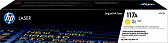Тонер-картридж HP W2072A [117A] желтый, 700 стр. (оригинальный)