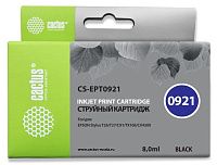 Картридж Cactus CS-EPT0921 черный (8мл) для Epson Stylus C91/CX4300/T26/T27/TX106/TX109/TX117/TX119