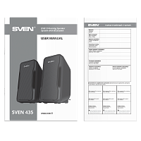 Колонки Bluetooth Sven 435,  2.0, черный [sv-020927] 