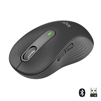 Мышь Logitech M650 Large, оптическая, беспроводная, USB, графитовый [910-006247]