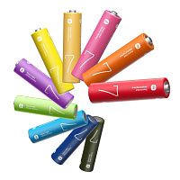 Батарейки Xiaomi AAA Rainbow Batteries, упаковка 10 шт