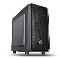 Корпус mATX THERMALTAKE Versa H15 [CA-1D4-00S1NN-00] (Micro-Tower, без БП, черный)