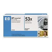 Тонер-картридж HP LJ Q7553Х [53X] черный (оригинальный, 7000 стр.)