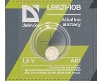 Батарейка алкалиновая Defender AG1 LR621-10 , 1шт.