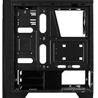 Корпус ATX Aerocool Cylon, Midi-Tower, без БП, черный [cylon bk]