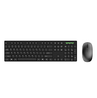 Комплект беспроводной клавиатура + мышь Dareu MK198G Black