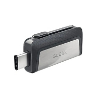 Флешка USB Sandisk Ultra Dual 32ГБ, USB3.0, серый и узор [sdddc2-032g-g46]