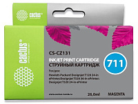 Картридж Cactus CS-CZ131 №711 пурпурный (26мл) для HP DJ T120/T520