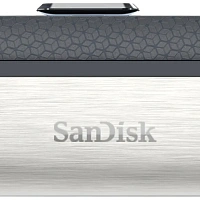 Флешка USB Sandisk Ultra Dual 64ГБ, USB3.0, серый и узор [sdddc2-064g-g46]