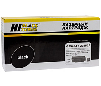 Тонер-картридж Hi-Black Q5949A / Q7553A черный, для HP (совместимый, 3500 стр., универсальный)