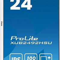 Монитор 23.8" Iiyama ProLite XUB2492HSU-W6, 100Мц, 0,4мс, динамики, USB-HUB, белый