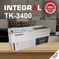 Тонер-картридж Integral TK-3400 с чипом, 12500стр, для Kyocera