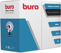 Кабель сетевой Buro BU-CCA-050-RED UTP 305м красный 