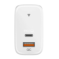 Зарядное устройство Genius PD-65AC мощностью 65 Вт, порты USB-C и USB-A