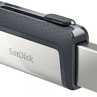 Флешка USB Sandisk Ultra Dual 64ГБ, USB3.0, серый и узор [sdddc2-064g-g46]