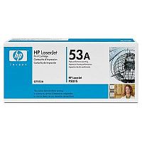 Тонер-картридж HP LJ Q7553A [53A] черный (оригинальный, 3000 стр.)