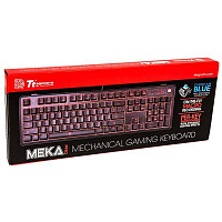 Клавиатура игровая механическая Thermaltake Tt eSPORTS Meka Pro Cherry MX Blue [KB-MGP-BLBDRU-01]