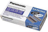 Пленка-картридж Panasonic KX-FA136A7, упаковка 2 шт*100 м (оригинальная)