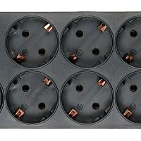 Сетевой фильтр Ippon BK-258 [5 метров, 8 розеток, черный, 2200Вт, 10А] [588045]