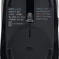 Мышь беспроводная Xiaomi Mi Dual Mode Wireless Mouse Silent Edition, черная [HLK4041GL]