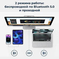 Клавиатура механическая UGREEN KU101, FUN + USB-C, Bluetooth, розовый