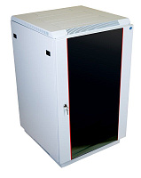 Шкаф телекоммуникационный напольный 22U (600х1000) дверь стекло ШТК-М-22.6.10-1ААА (3 коробки)