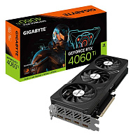 Видеокарта GIGABYTE NVIDIA GeForce RTX 4060TI GV-N406TGAMING OC-8GD 8ГБ Gaming, GDDR6, OC