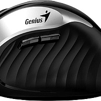 Мышь беспроводная Genius Ergo 8250S серая, вертикальная, бесшумная [31030031401]