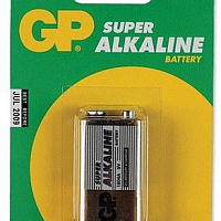 Батарейка GP Supercell 1604S 6F22 V9, тип Крона