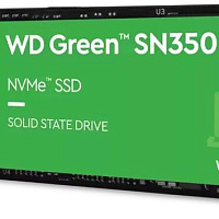 SSD накопитель 480ГБ WD Green SN350 WDS480G2G0C, M.2 2280, PCI-E 3.0 x4, NVMe, M.2