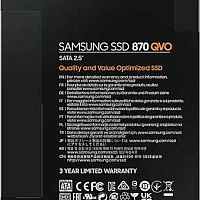 SSD накопитель 4TB Samsung 860 QVO MZ-77Q4T0BW, 2.5", SATA III