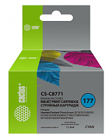 Картридж Cactus CS-C8771 №177 голубой (11.4мл) для HP PS 3213/3313/8253/C5183/C6183/C6283/C7183/C728