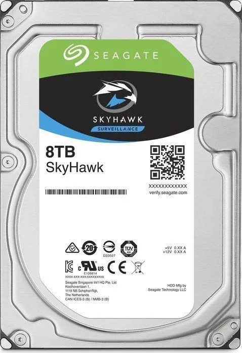 HDD 8TB SEAGATE Skyhawk ST8000VX004, SATA III, 3.5"