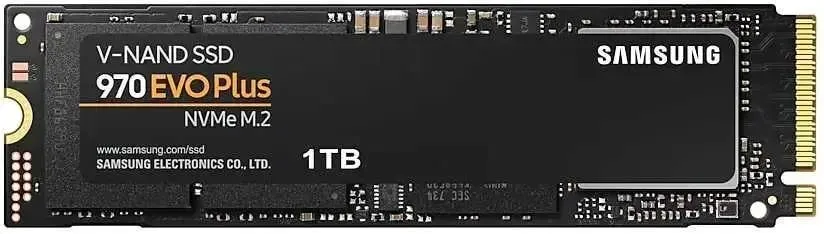 SSD накопитель 1ТБ Samsung 970 EVO Plus MZ-V7S1T0BW, M.2 2280, PCIe 3.0 x4, NVMe, M.2