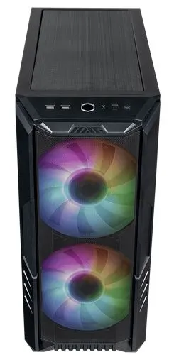 Корпус ATX Cooler Master HAF500, Midi-Tower, без БП, черный [h500-kgnn-s00]