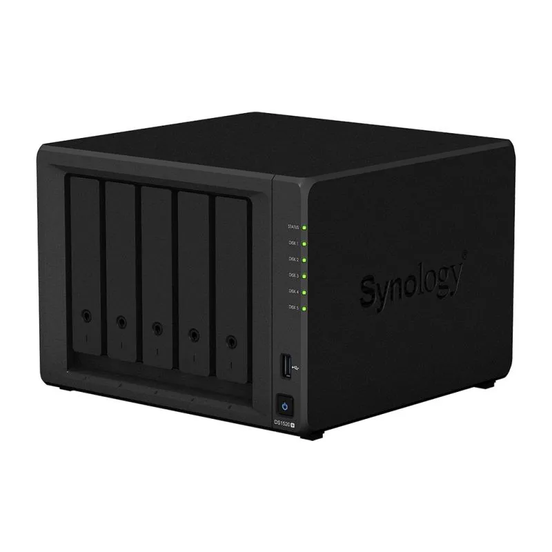 Сетевое хранилище Synology DS1522+ на 5 дисков, настольный