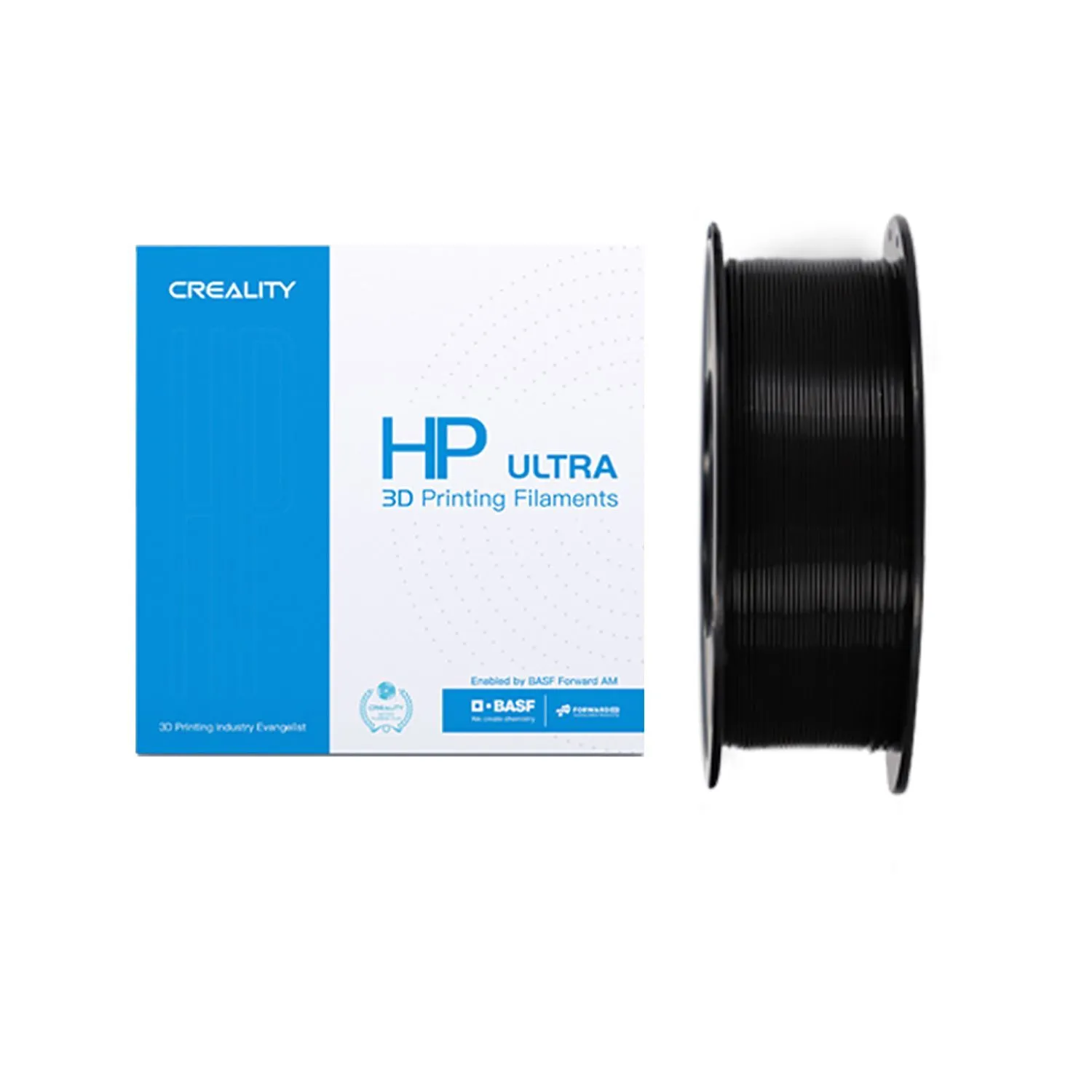 Катушка HP ULTRA PLA пластика Creality, черный 1,75 мм 1кг для 3D принтеров [3301010276]